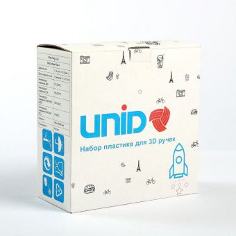 Набор пластика для 3D ручек UNID PLA-20